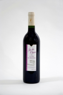 Vin rouge cuvée du Rocher produit à la cave Le Jas des Oliviers à Fréjus